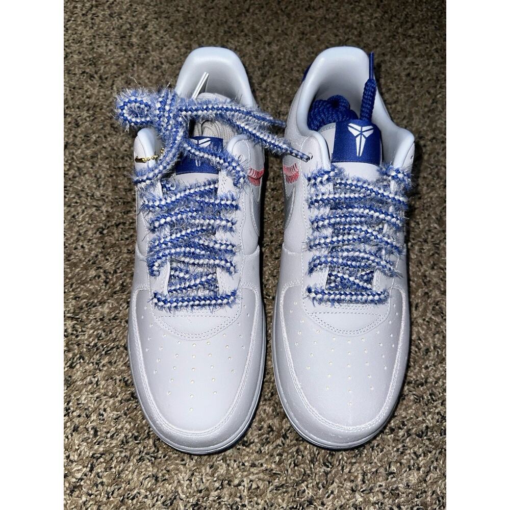 Nike KOBE BRYANT AIR FORCE 1 LOW PROTRO DODGERS Size 12 Men IQ3920-001 LEP - Picture 3 of 8